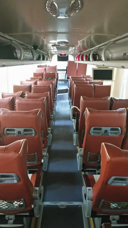 巴士座位图 - 53座豪华大巴 - 车辆展示 - 清远市骏达